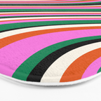 Wavy Stripes XIV - Bold Retro Bath Mat Gallery Image 3