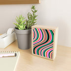 Wavy Stripes XIV - Bold Retro Mini Art Print Gallery Image 2