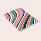Wavy Stripes XIV - Bold Retro Notebook Gallery Image 3