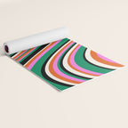 Wavy Stripes XIV - Bold Retro Yoga Mat Gallery Image 2