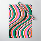 Wavy Stripes XIV - Bold Retro Wrapping Paper Gallery Image 1