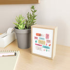 Positive Affirmation Erasers  Mini Art Print Gallery Image 2