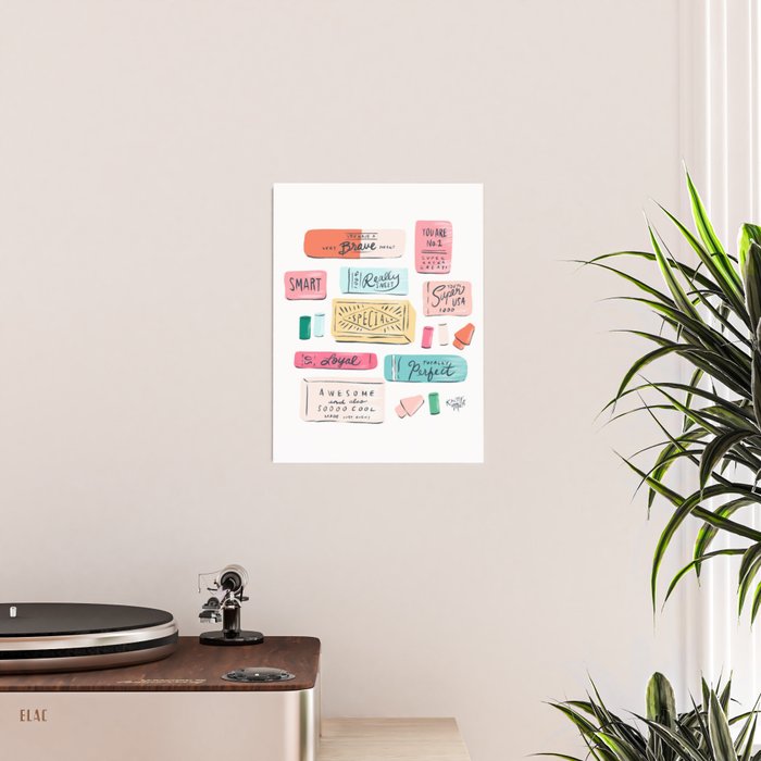 Positive Affirmation Erasers  Poster Gallery Image 2