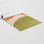 abstract painterly mid century shapes Yoga Mat Gallery Image 2