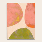 abstract painterly mid century shapes Notebook Gallery Image 4