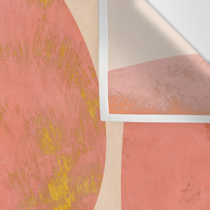 abstract painterly mid century shapes Wall Tapestry Gallery Image 3