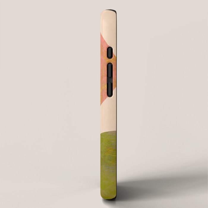 abstract painterly mid century shapes iPhone Case Gallery Image 2