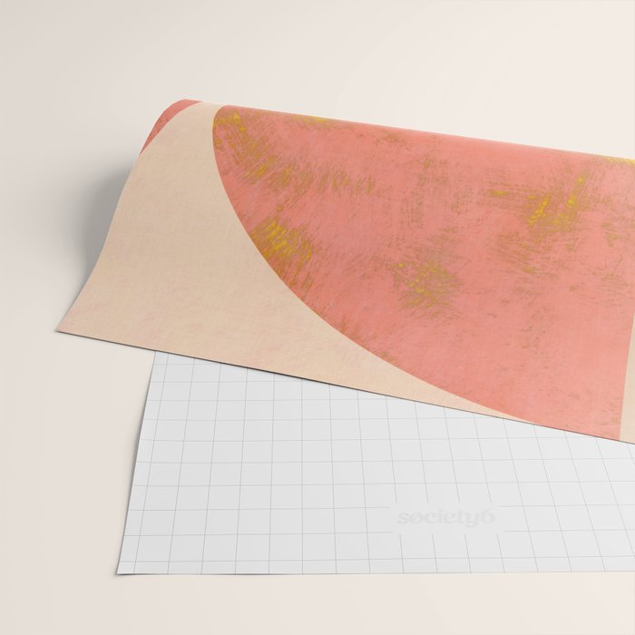 abstract painterly mid century shapes Wrapping Paper Gallery Image 2