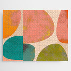 abstract painterly mid century shapes Jigsaw Puzzle Gallery Image 1