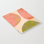 abstract painterly mid century shapes Notebook Gallery Image 2