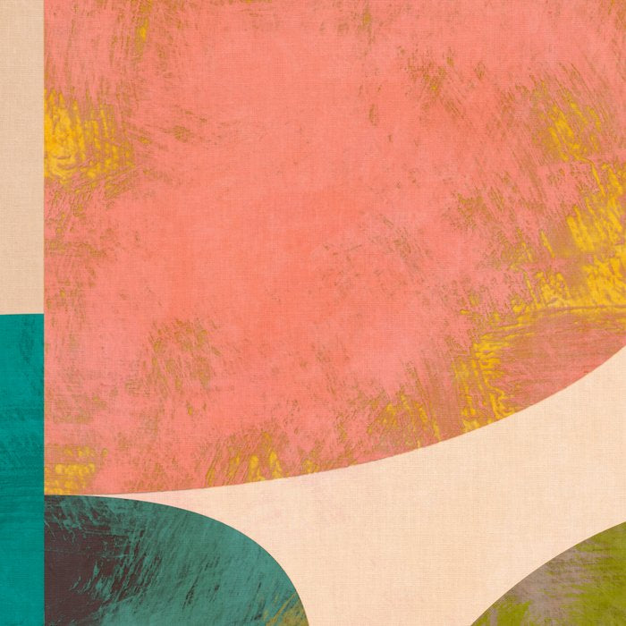 abstract painterly mid century shapes Coffee Mug Gallery Image 2