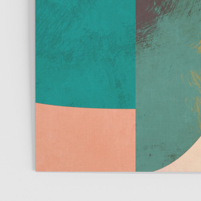 abstract painterly mid century shapes Poster Gallery Image 3