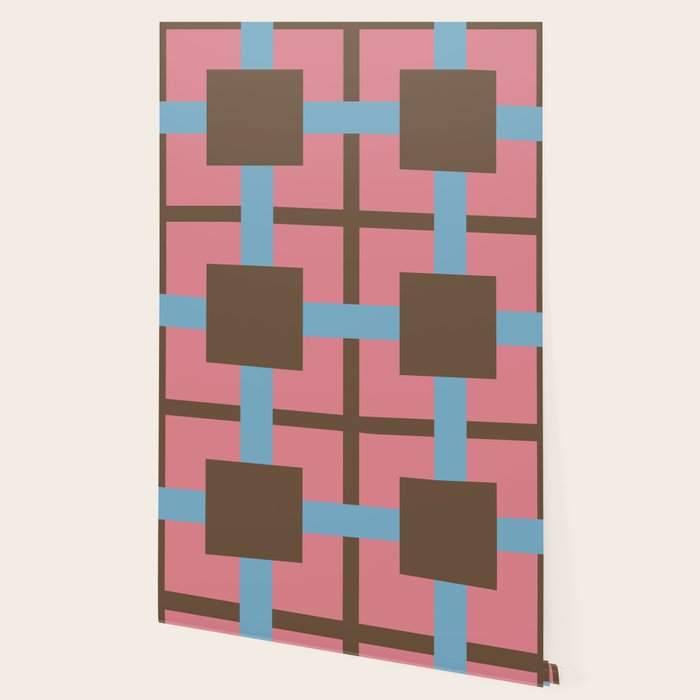 Geometric Warm Revival Block Wallpaper Gallery Image 2