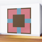 Geometric Warm Revival Block Wall Mural Gallery Image 2