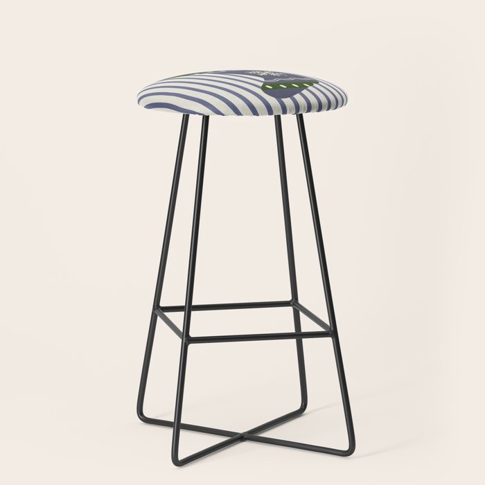 Christmas Stocking Blue Stool Gallery Image 1