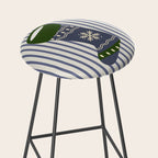Christmas Stocking Blue Stool Gallery Image 2