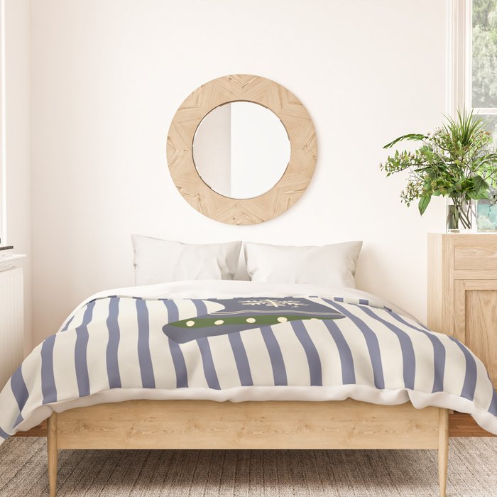 Christmas Stocking Blue Duvet Cover Gallery Image 3
