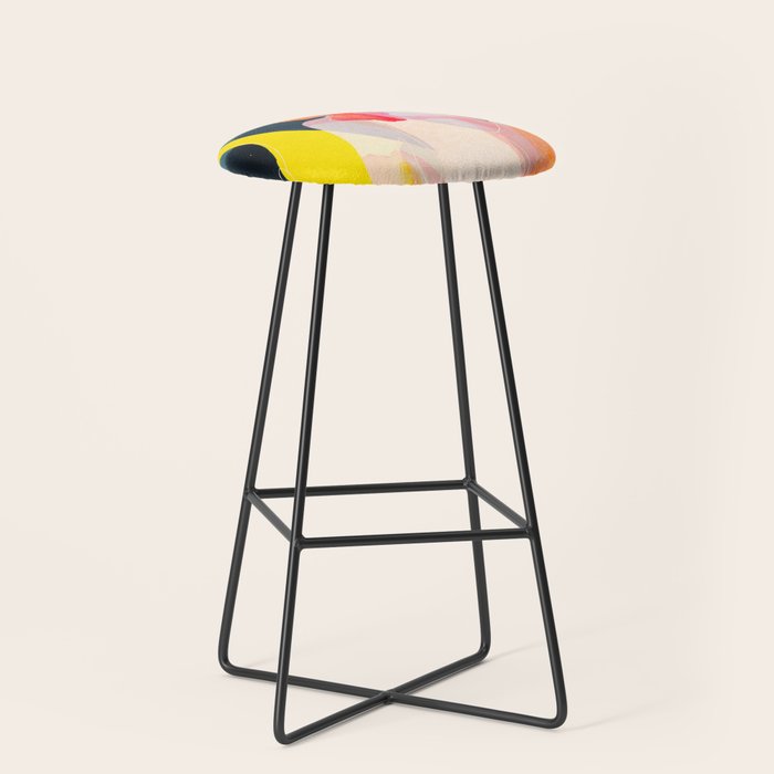 Abstract Figures Stool Gallery Image 1