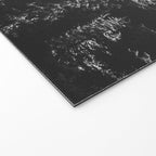 Mountain Lake Forest Black and White Nature Photography Welcome Mat Gallery Image 2