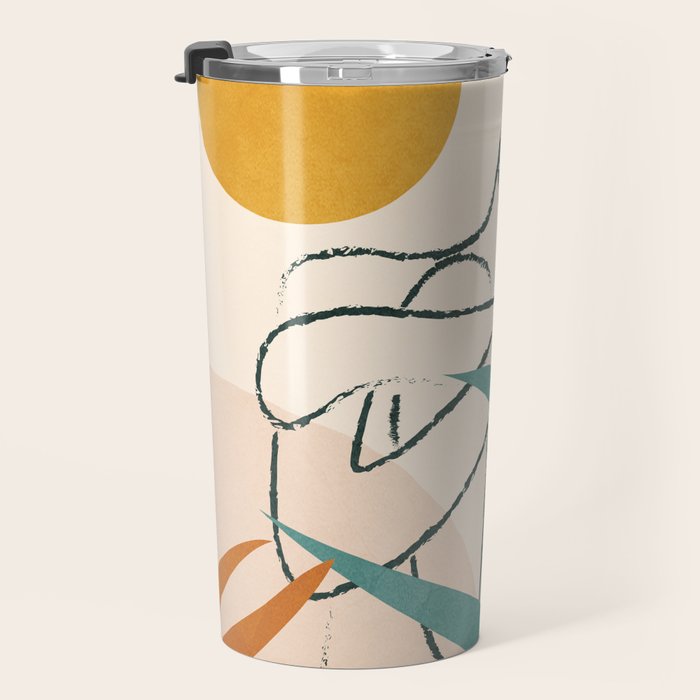 Minimal Line in Nature I Travel Mug Gallery Image 3