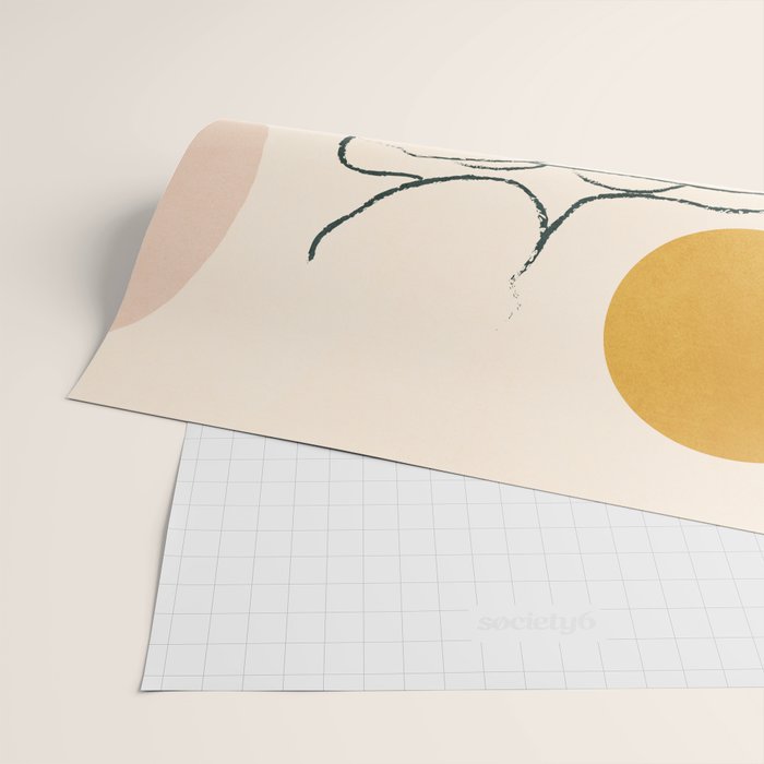 Minimal Line in Nature I Wrapping Paper Gallery Image 2
