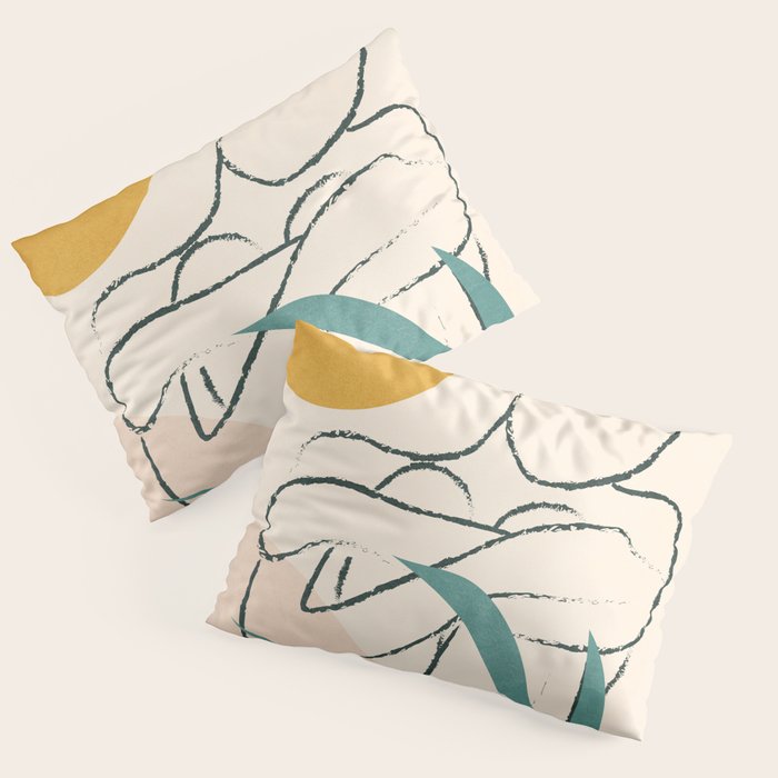 Minimal Line in Nature I Pillow Sham Gallery Image 3
