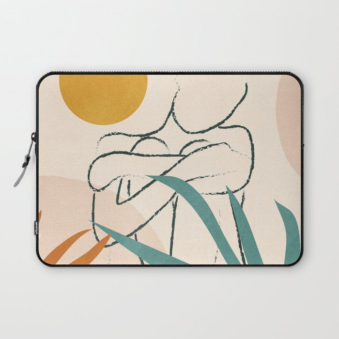 Minimal Line in Nature I Laptop Sleeve Gallery Image 1
