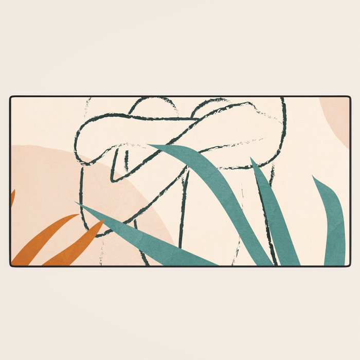 Minimal Line in Nature I Desk Mat Gallery Image 3