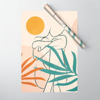 Minimal Line in Nature I Wrapping Paper Gallery Image 1
