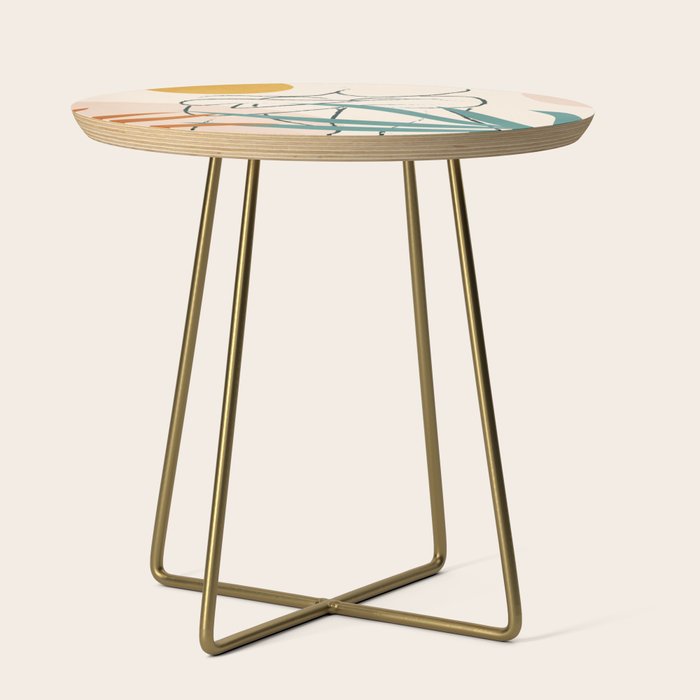 Minimal Line in Nature I Side Table Gallery Image 1
