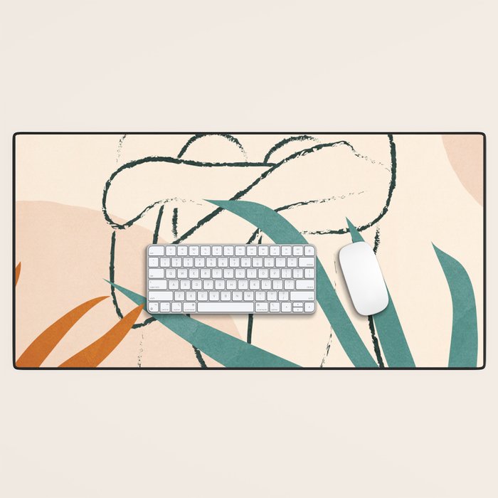 Minimal Line in Nature I Desk Mat Gallery Image 1