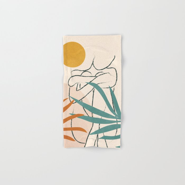 Minimal Line in Nature I Towels Gallery Image 1