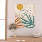 Minimal Line in Nature I Wall Tapestry Gallery Image 2