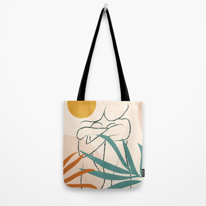 Minimal Line in Nature I Tote Bag Gallery Image 2