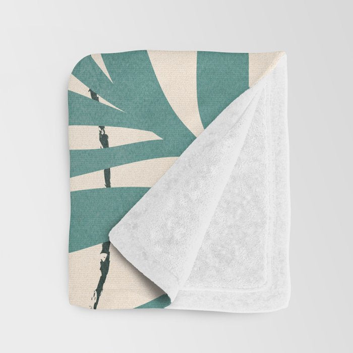 Minimal Line in Nature I Throw Blanket Gallery Image 3