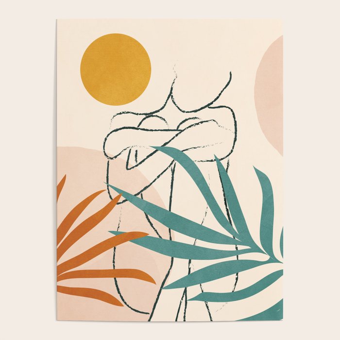 Minimal Line in Nature I Poster Gallery Image 1