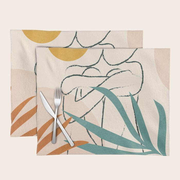 Minimal Line in Nature I Placemat Gallery Image 1