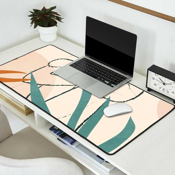 Minimal Line in Nature I Desk Mat Gallery Image 2