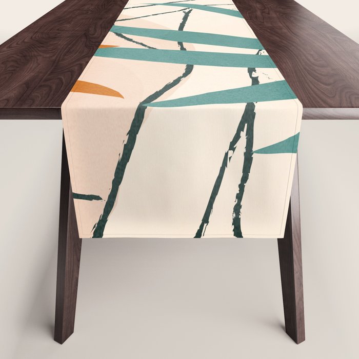 Minimal Line in Nature I Table Runner Gallery Image 1