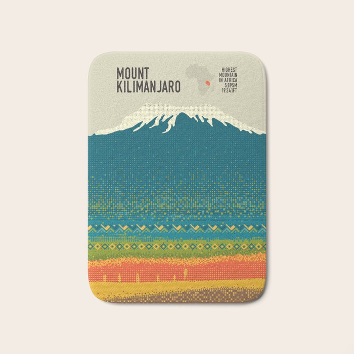Mount Kilimanjaro Bath Mat Gallery Image 1