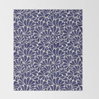 Mexican Talavera Organic Shapes by Akbaly Throw Blanket Gallery Image 2