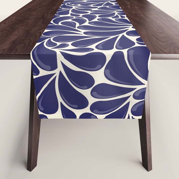 Mexican Talavera Organic Shapes by Akbaly Table Runner Gallery Image 1