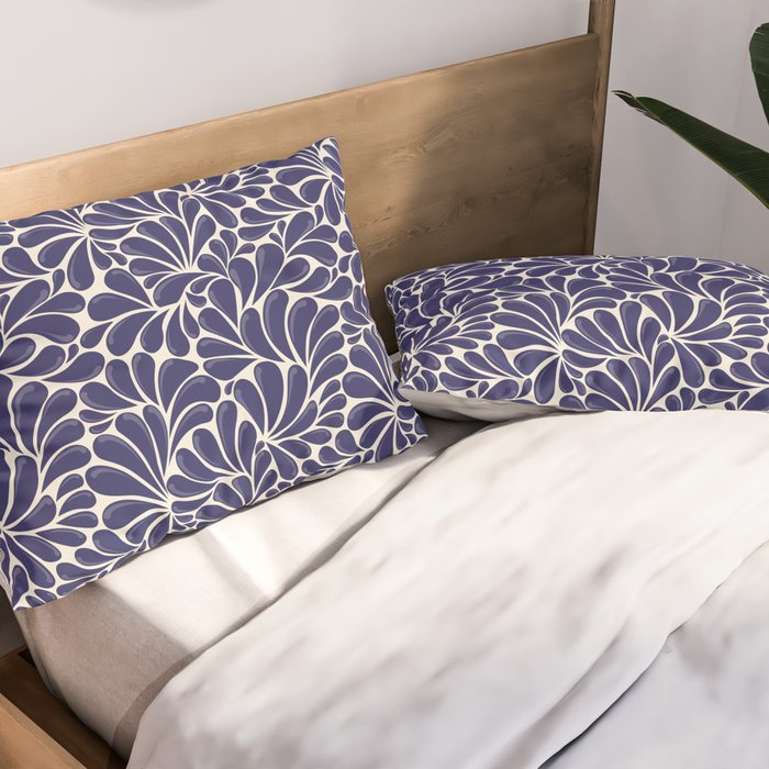Mexican Talavera Organic Shapes by Akbaly Pillow Sham Gallery Image 2