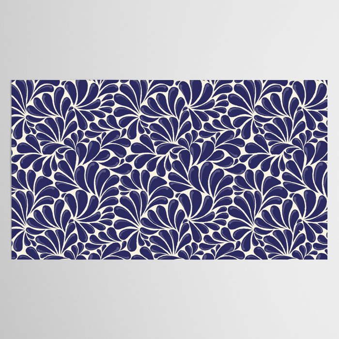 Mexican Talavera Organic Shapes by Akbaly Tablecloth Gallery Image 2