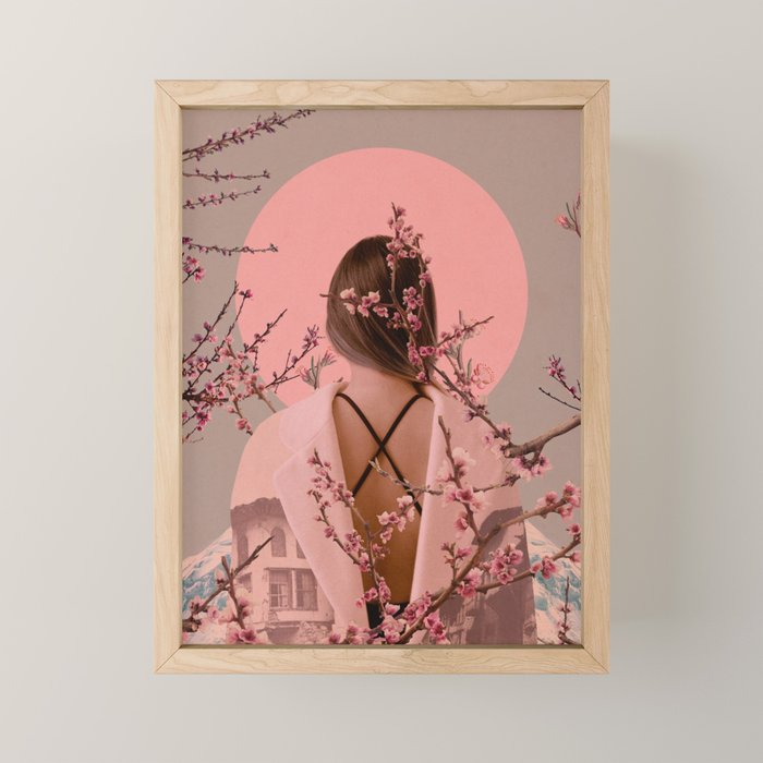 Peach Blossoms of Veria Mini Art Print Gallery Image 1