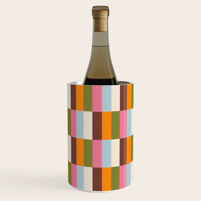 Color Block Stripes Wine Chiller Gallery Image 2