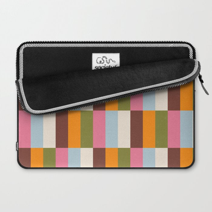 Color Block Stripes Laptop Sleeve Gallery Image 2