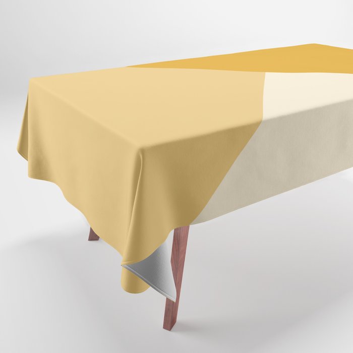 Mustard Tones Tablecloth Gallery Image 1