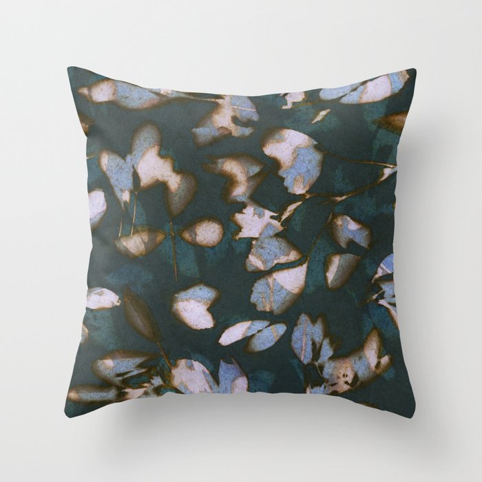 Botanical Shadows #3 Throw Pillow Gallery Image 1