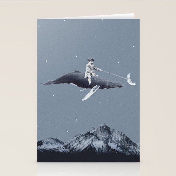 Aim for the moon Stationery Card Gallery Image 2